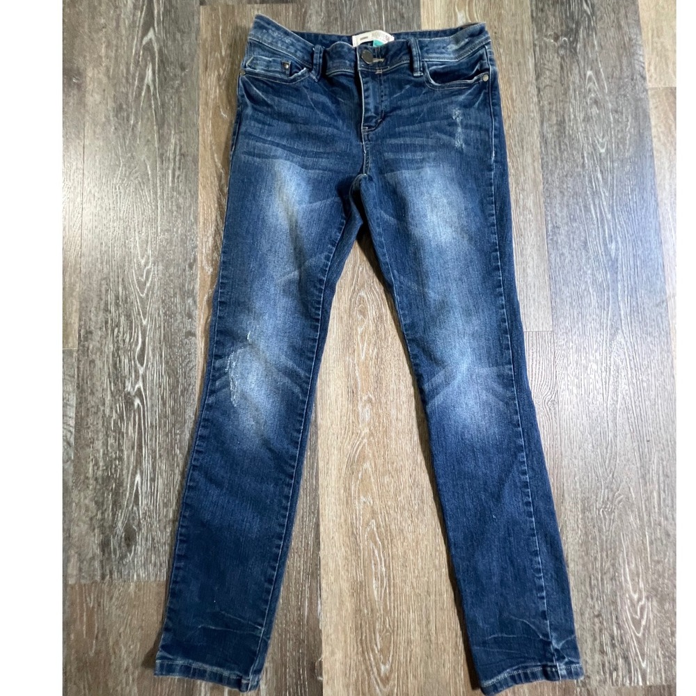 Route 66 Skinny Jeans Girls Size 4 Blue Classic Fit Dark Wash Denim Pants